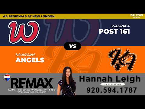 Waupaca Post 161 Warriors vs Kaukauna Angels