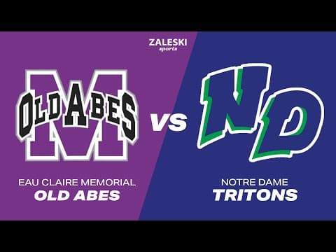 Notre Dame Academy vs Eau Claire Memorial