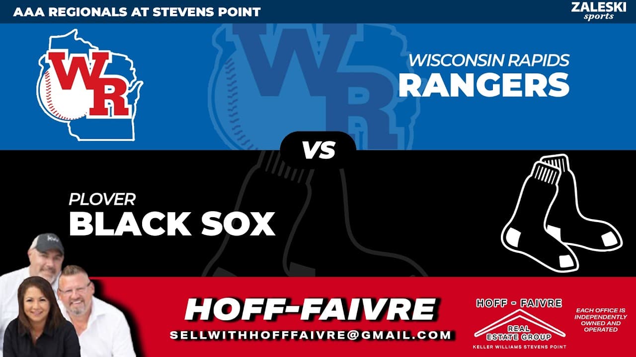 Plover Black Sox vs Wisconsin Rapids Rangers
