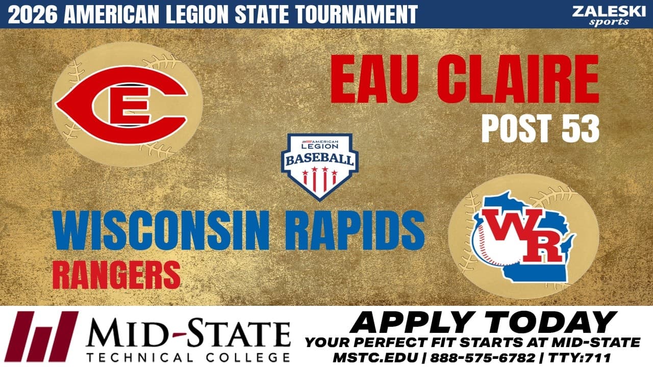 Wisconsin Rapids Rangers vs Eau Claire Post 53
