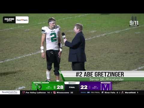 Rhinelander at Mosinee