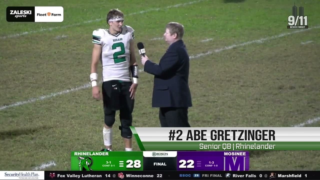 Rhinelander at Mosinee