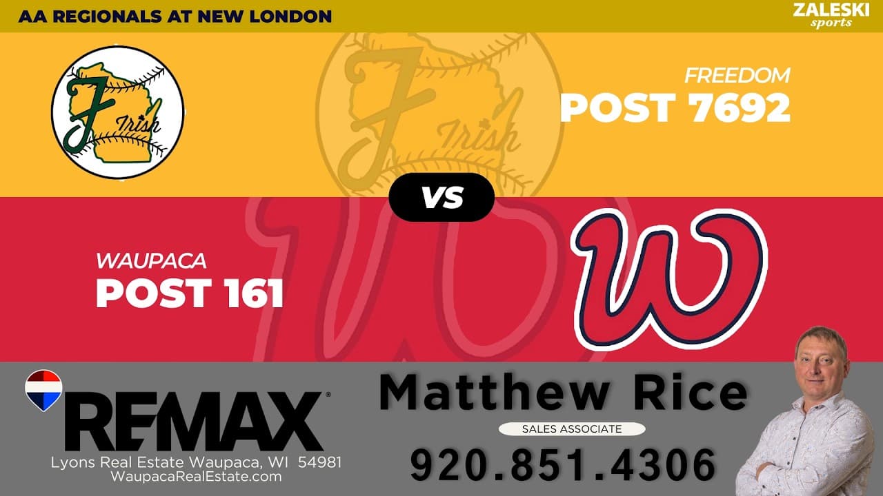 Waupaca Post 161 Warriors vs Freedom