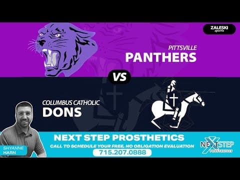 Pittsville vs Columbus Catholic