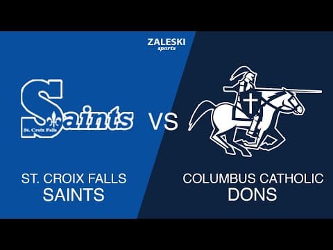St. Croix Falls vs Columbus Catholic