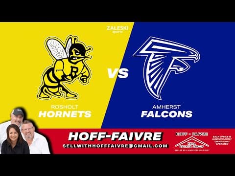 Amherst vs Rosholt