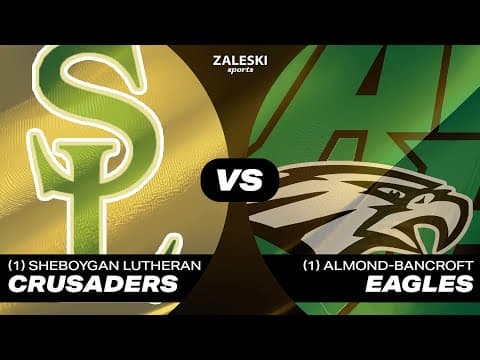 Almond-Bancroft vs Sheboygan Lutheran