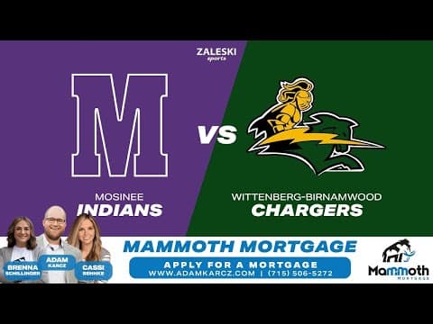 Mosinee vs Wittenberg-Birnamwood