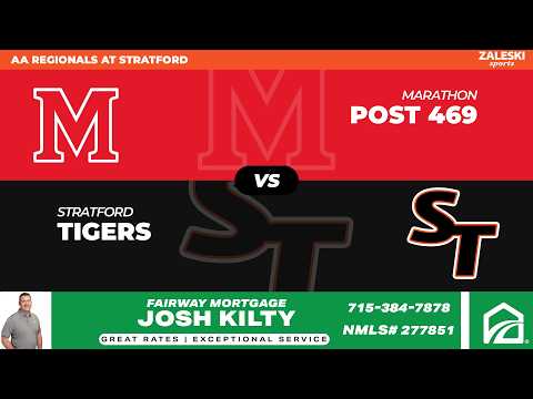 Marathon Post 469 vs Stratford Tigers