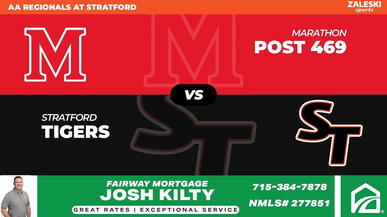 Marathon Post 469 vs Stratford Tigers