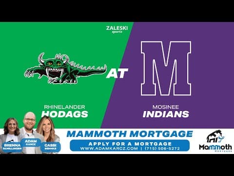 Rhinelander at Mosinee