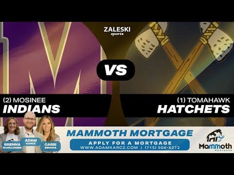 Mosinee vs Tomahawk