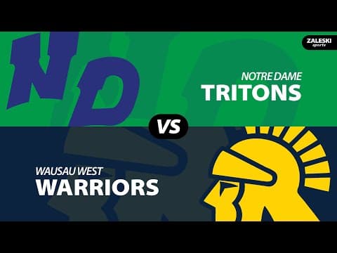 Wausau West vs Notre Dame Academy