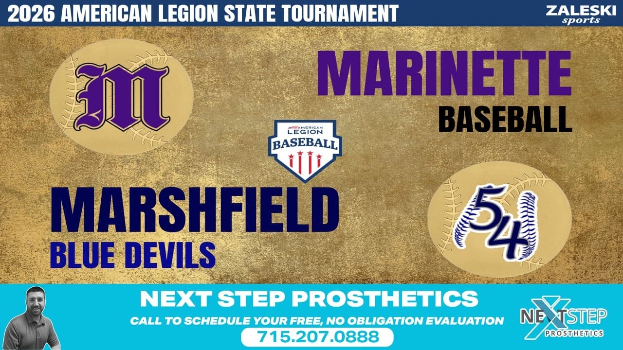 Marinette Post 39 vs Marshfield Blue Devils